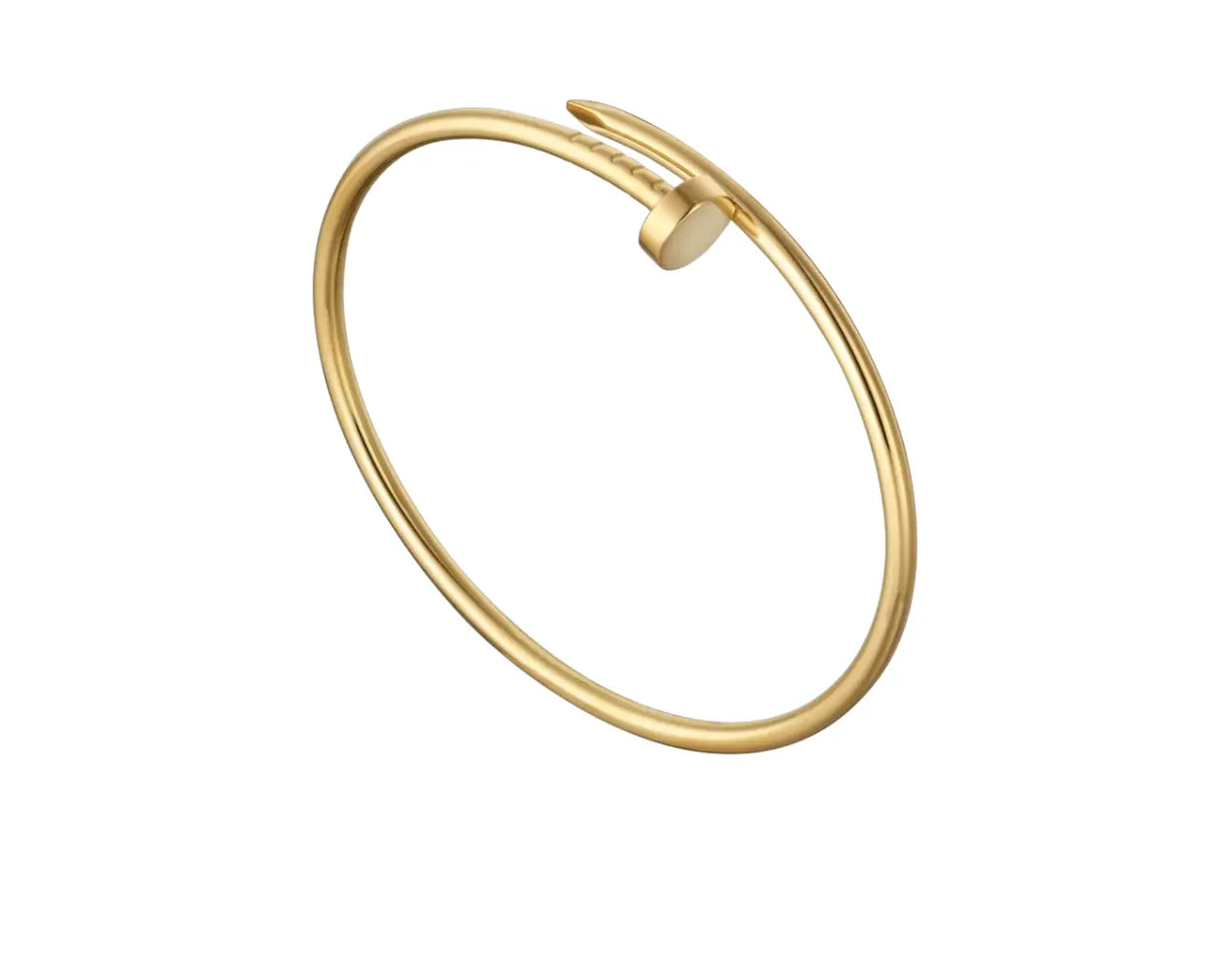 Nail Bracelet Yellow Gold/White Gold